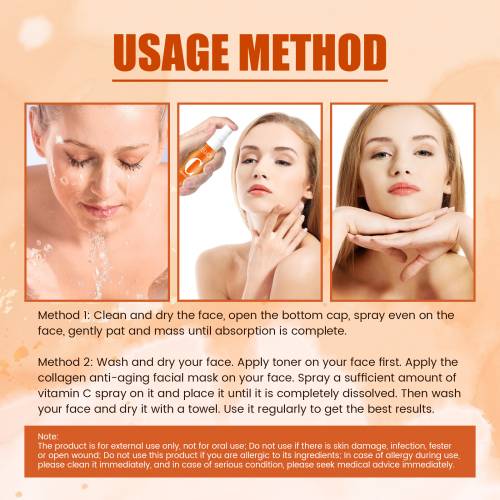 C-vitamin fugtgivende ansigtsspray