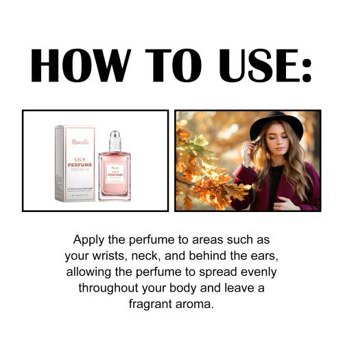 Lilje roll-on parfume med vanilje og kokos