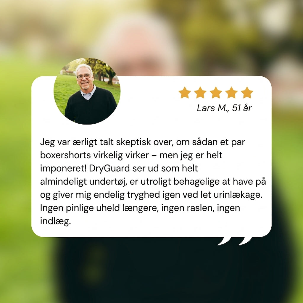 DryGuard – absorberende boxershorts til mænd