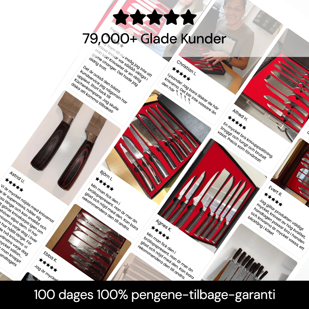 Premium Knivsæt 8 dele