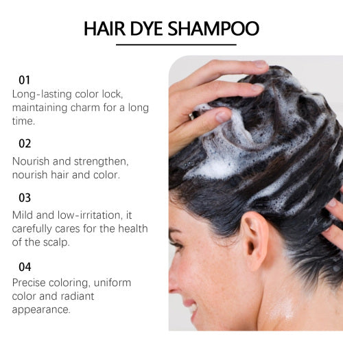 Sort urte farveshampoo