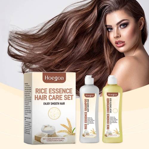 Ris keratin shampoo og balsam sæt
