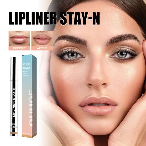Peel-off lipliner, lysebrun