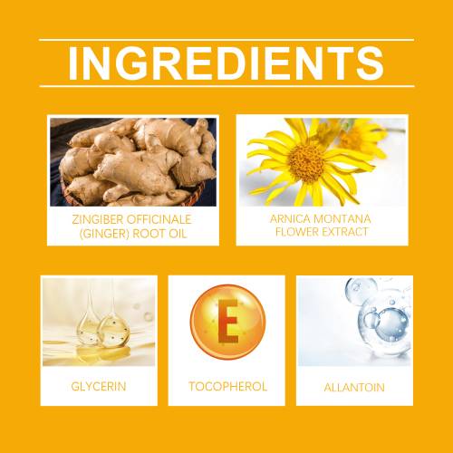 Ingefær massageolie med E-vitamin
