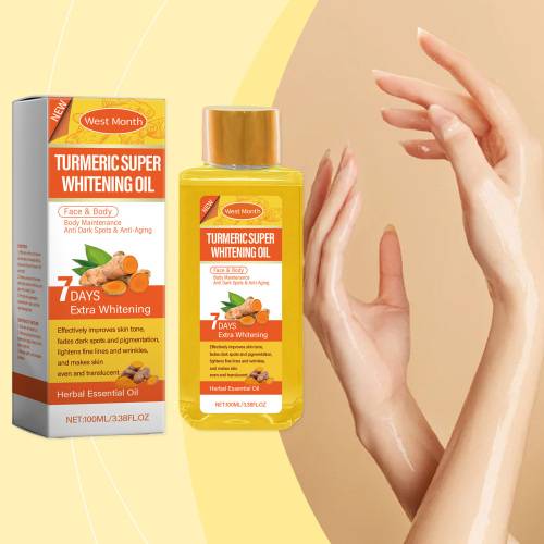 Gurkemeje kropsolie med C-vitamin