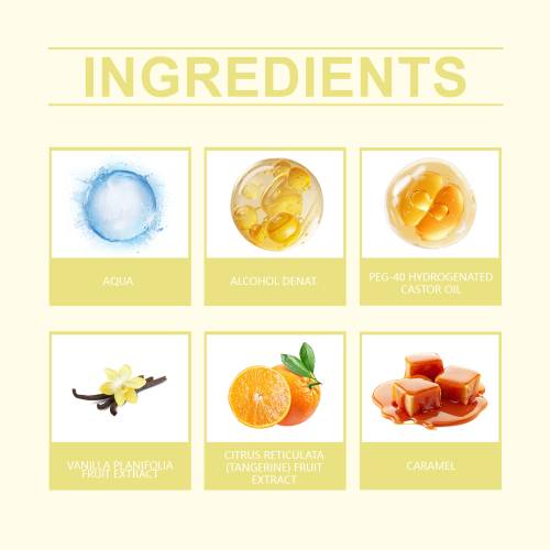 Vanilje krops- og hårduftspray