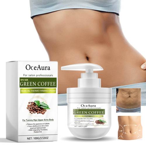 Grøn kaffebønne varmende bodycreme med kollagen