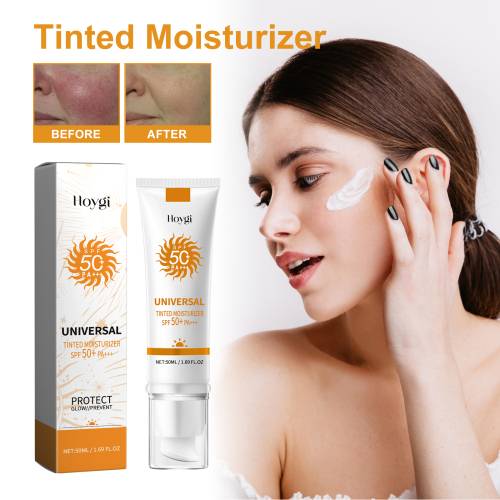 Tonet fugtcreme med kollagen