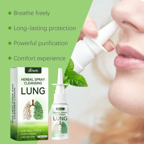 Urte næsespray med pebermynte og eukalyptus