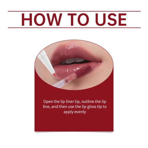 2-i-1 lipliner og gloss-pen