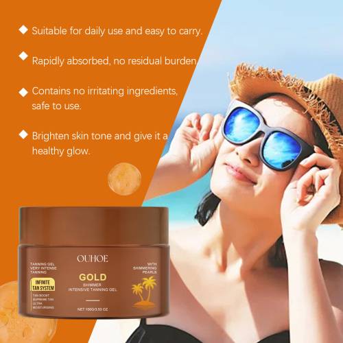 Golden Glow bronzing-gel med aloe og vitamin E