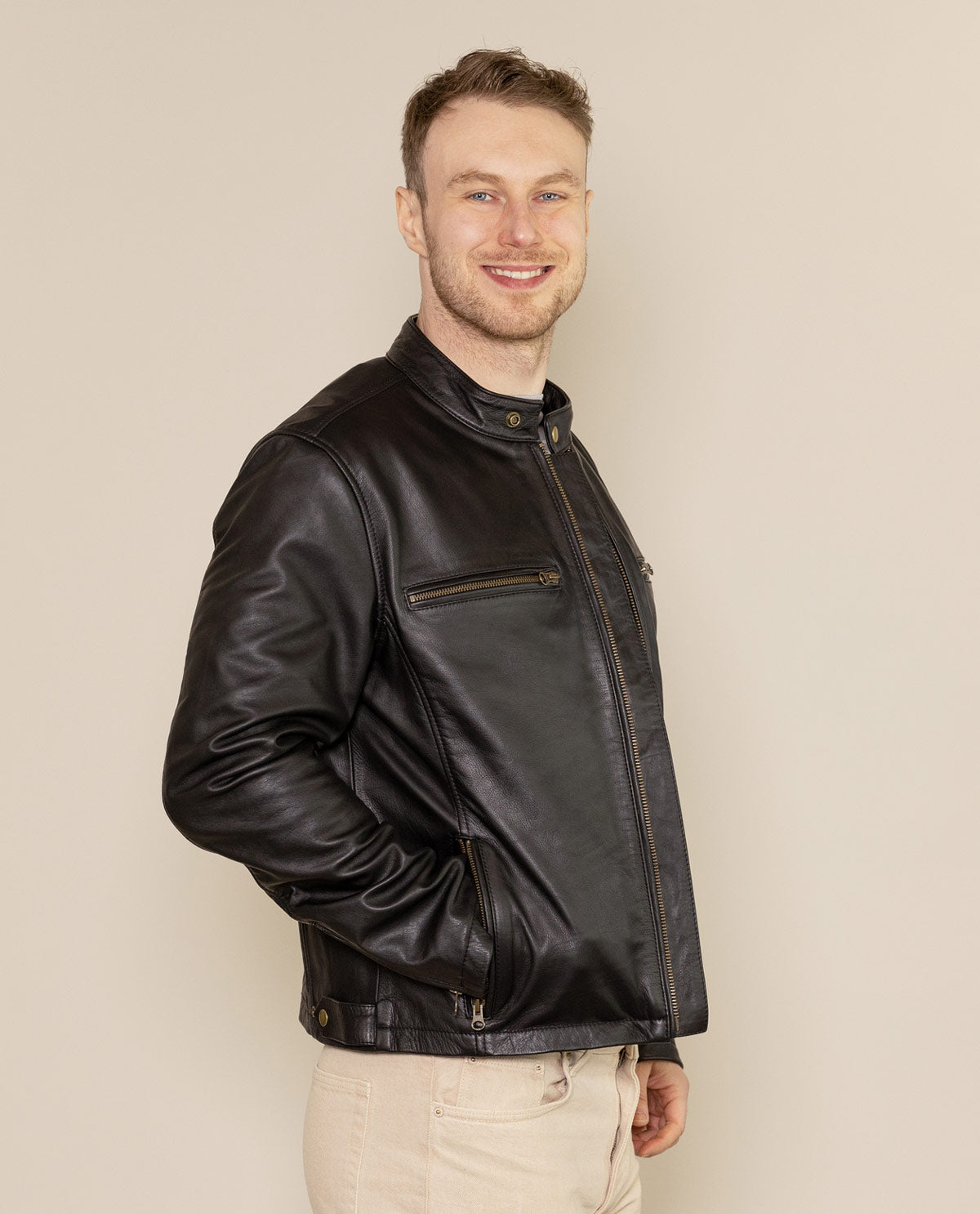 Outlet Lederjacke
