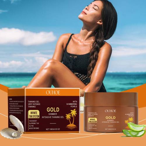 Golden Glow bronzing-gel med aloe og vitamin E