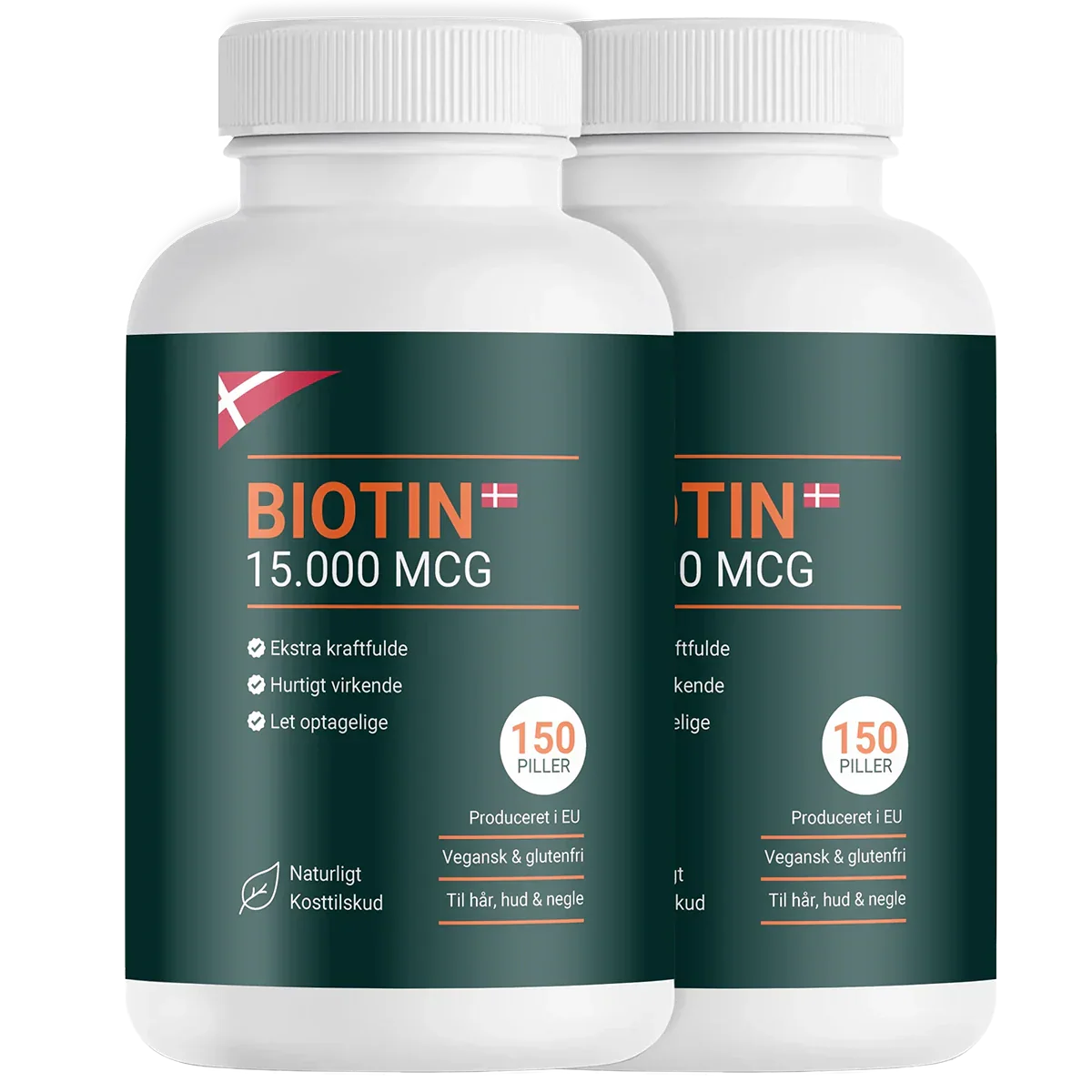 Biotin 15.000 µg – 300 kapsler – produktbillede 7