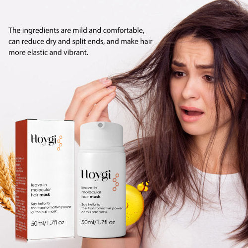 Leave-in keratin hårmaske til slidt hår