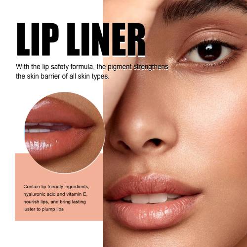 Peel-off lipliner, mørkebrun