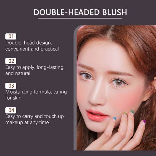 Dobbeltsidet blush stick