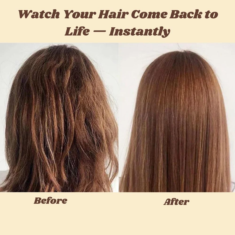 Keratin-hårmaske til pleje og glans