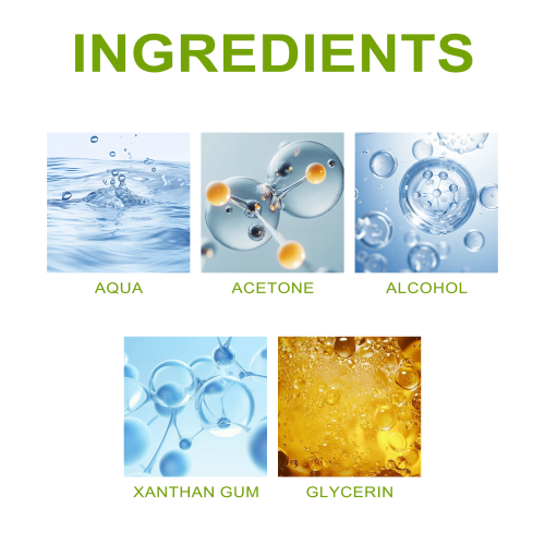 Gel-neglelakfjerner creme