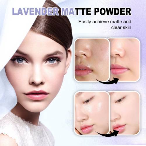 Lavendel mat finishing-pudder