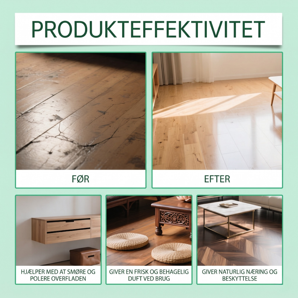 PrettyWax™ - Alt-i-en Bivoks Spray til Træpleje