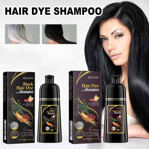 He shou wu shampoo til sort hår