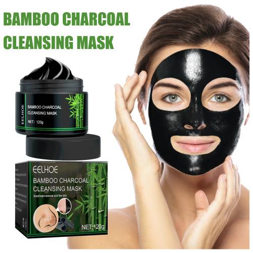 Bambuskul peel-off maske mod hudorme