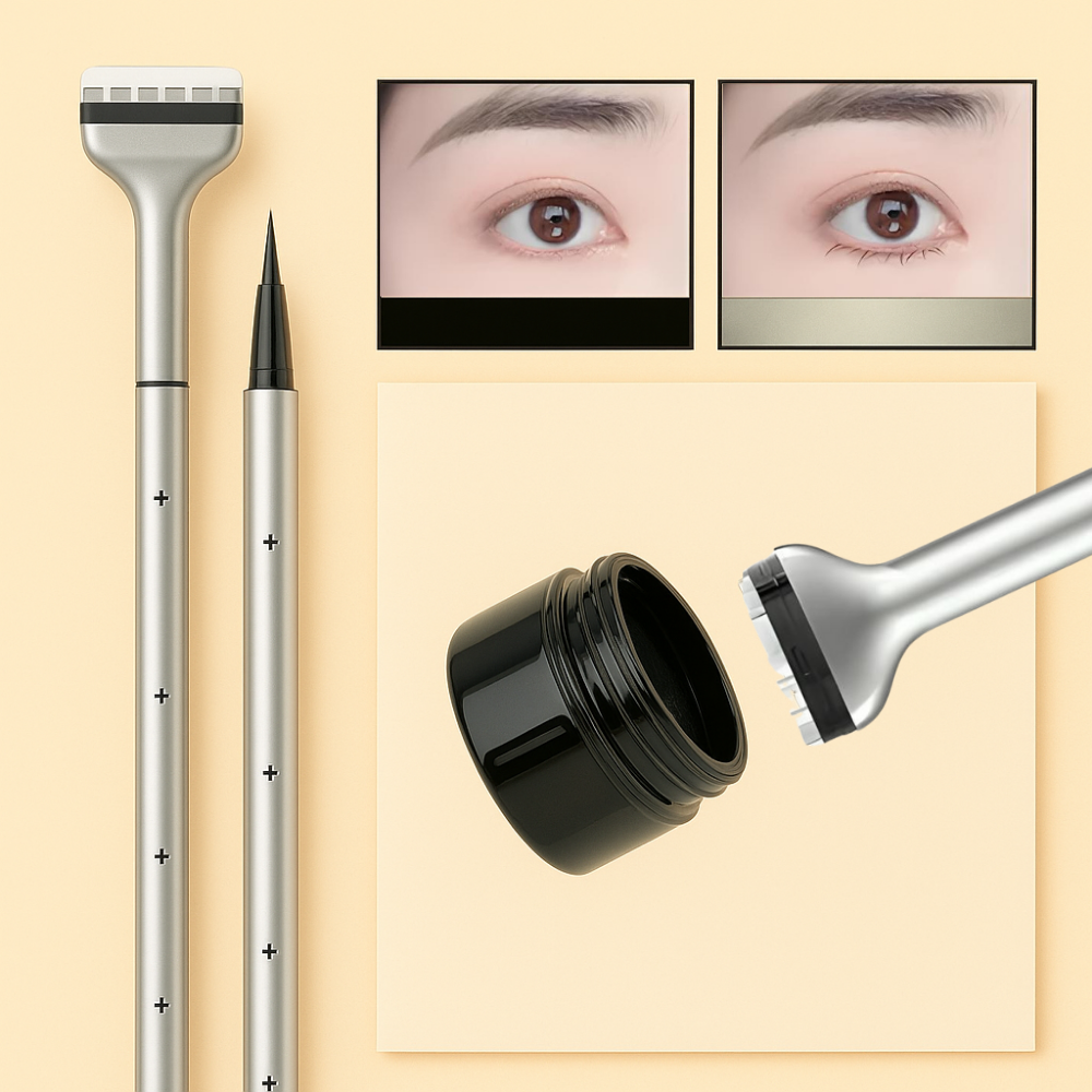 Stempel-eyeliner til præcis øjenmakeup