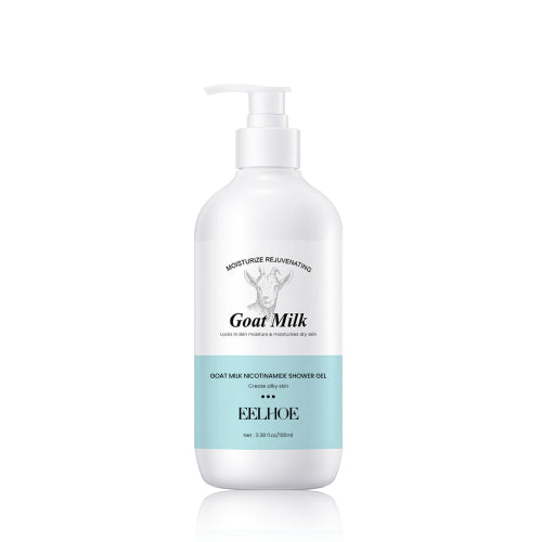 Gedemælk og niacinamid showergel