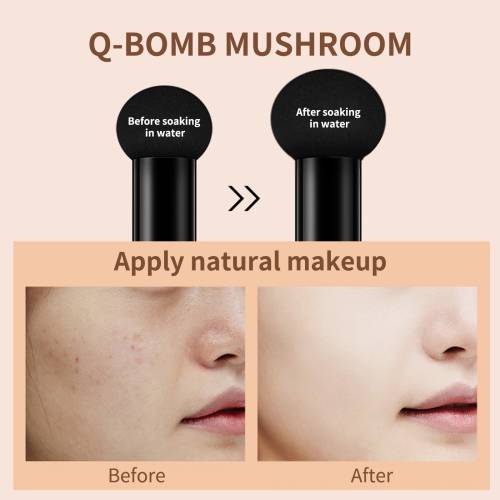 Cushion foundation med svampekvast