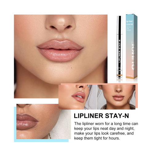 Peel-off lipliner, lysebrun