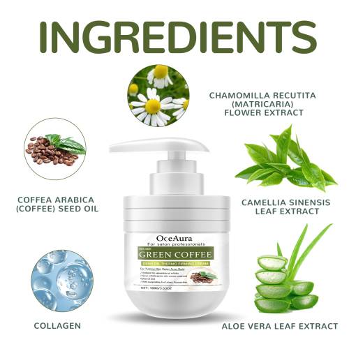 Grøn kaffebønne varmende bodycreme med kollagen