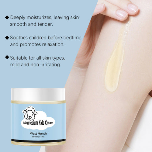 Magnesium bodycreme til børn ved sengetid