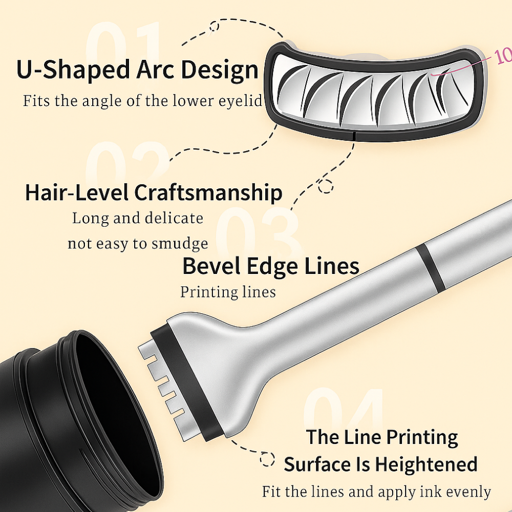 Stempel-eyeliner til præcis øjenmakeup