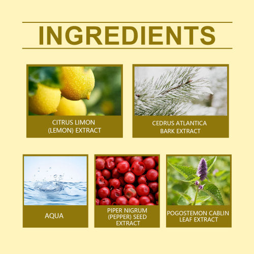 Citron parfume med peber og patchouli