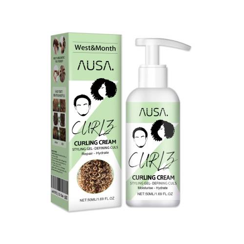 Krølle-elastin stylingcreme med keratin