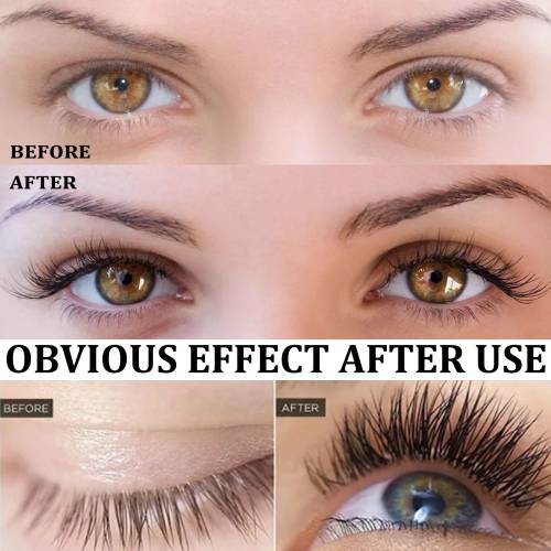 Sort curling mascara med kollagen