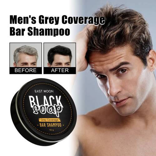 Sort shampoobar til mænd