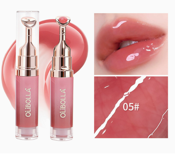 Volumen-lipgloss med kølende metalspids