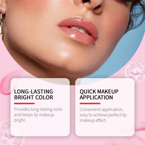 Langtidsholdbar farvet lipgloss