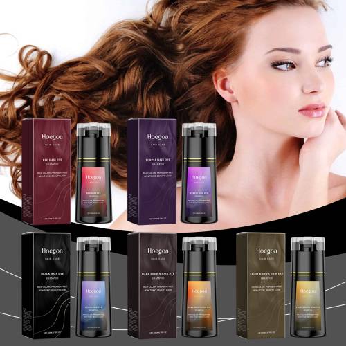 Farveshampoo med farvepigmenter