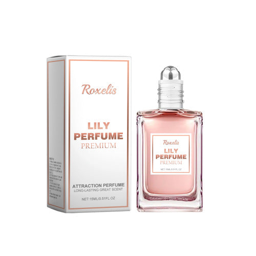 Lilje roll-on parfume med vanilje og kokos
