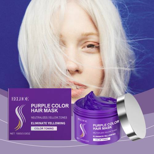 Keratin sølvhårmaske til blondt hår