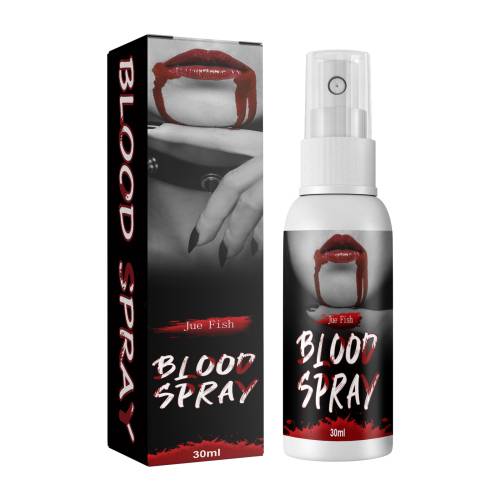 Kunstigt blod-spray til halloween og film