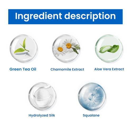 Milde makeupfjernerservietter med kamille og aloe