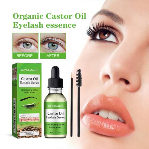 Ricinusolie mascara, sort