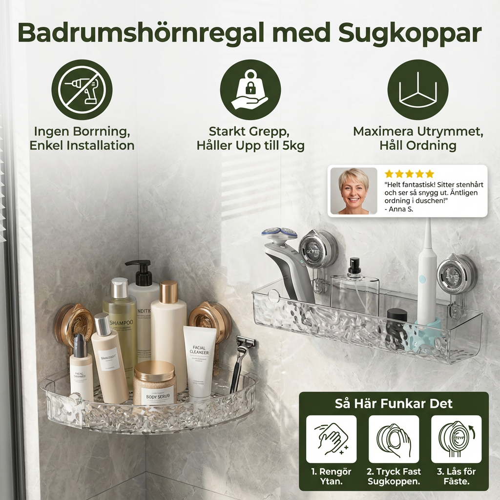 BadOrganiser™ – PladsbespaPrettyde og moderne opbevaringsløsning