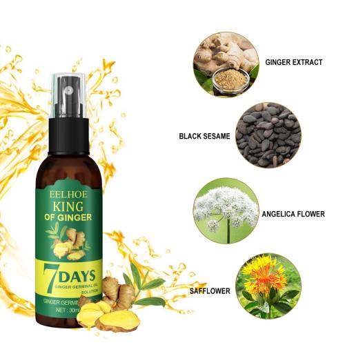 Ingefær hovedbundsspray med panthenol, 50 ml
