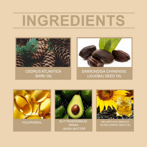 Cedertræ jojoba skægolie