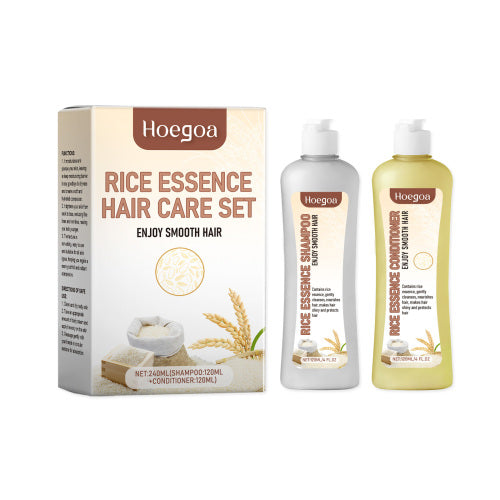 Ris keratin shampoo og balsam sæt